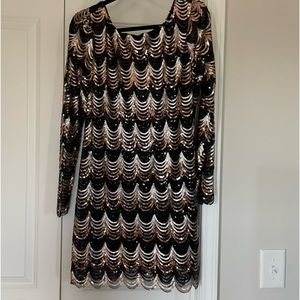 Ladies Sequined Dress Sz XL (fits more like a Sz 12)